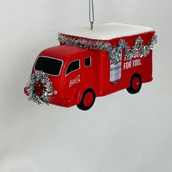 Budweiser Delivery Truck Kurt S. Adler Christmas Holiday Tree Ornament Gift - Picture 12 of 14